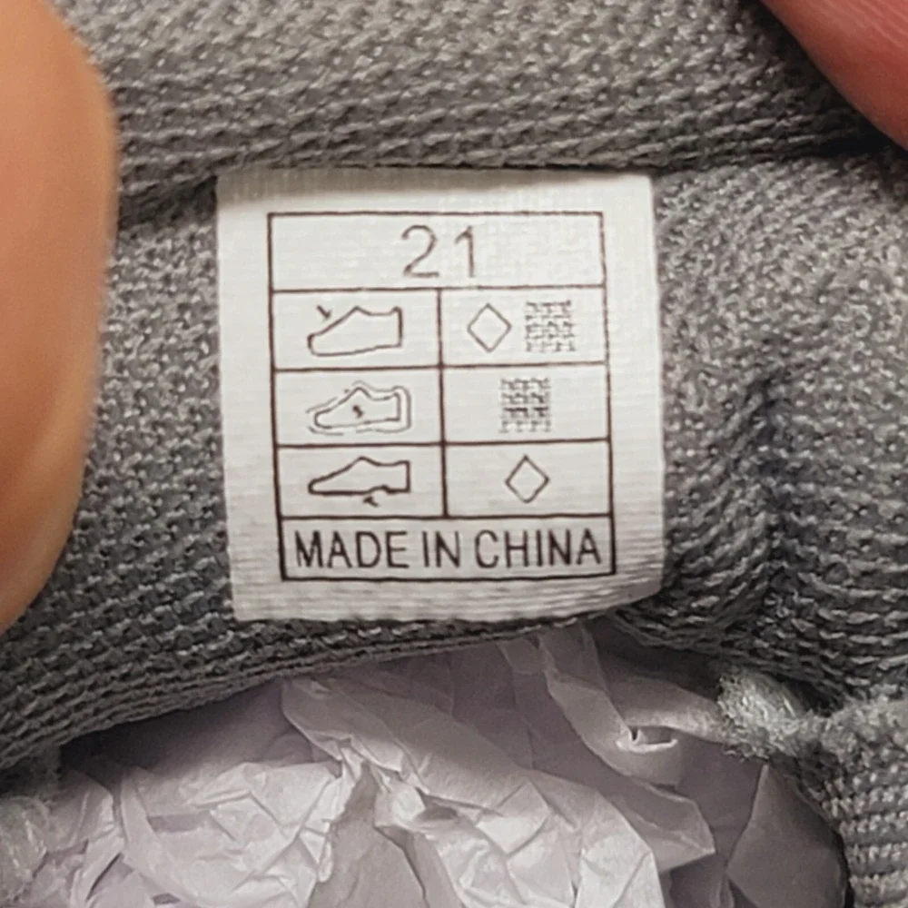 DADAWEN Baby Sneakers Sz 5.5 Breathable Mesh Sneakers‎ EUR 21 Gray